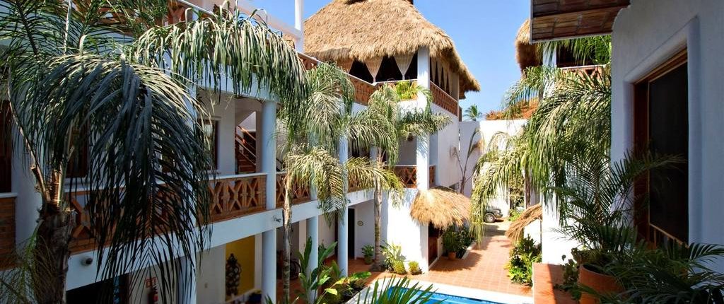 Hotelito_Los_Suenos Pool at Hotelito Los Suenos in Sayulita Riviera Nayarit Mexico