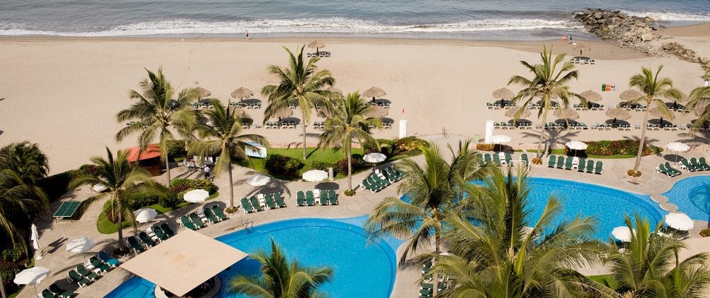Pool at Ocean Breeze hotel in Nuevo Vallarta Riviera Nayarit Mexico