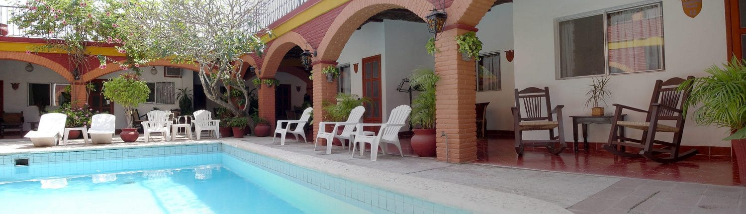 Pool at Posada del Rey Hotel in San Blas Riviera Nayarit Mexico