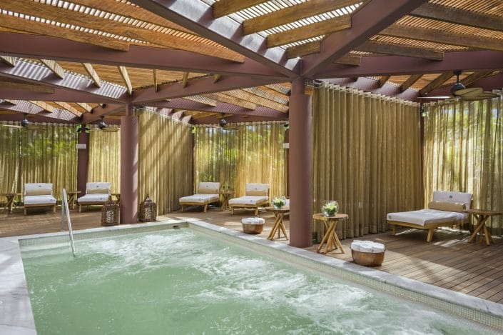 Spa pool at Imanta Resort Hotel in Punta de Mita Riviera Nayarit Mexico