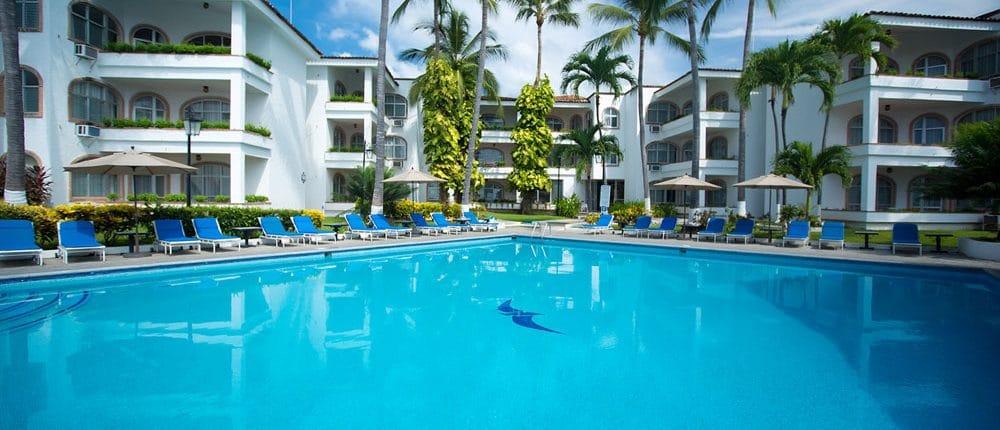 Pool at Vista Vallarta Hotel in Bucerias Riviera Nayarit Mexico