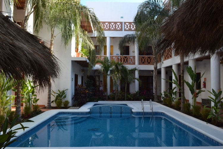 hotelito-los-suenos-sayulita Pool at Hotelito Los Suenos in Sayulita Riviera Nayarit Mexico