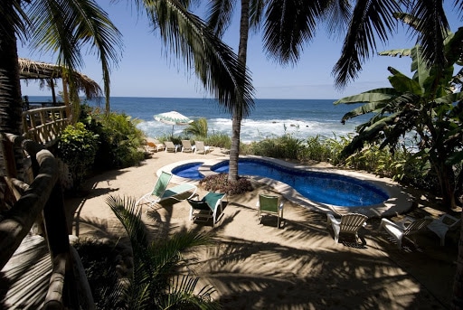 Pool at Playa Escondida Hotel in Sayulita Riviera Nayarit Mexico