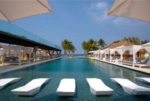 Pool at W Hotel Punta Mita in Riviera Nayarit Mexico