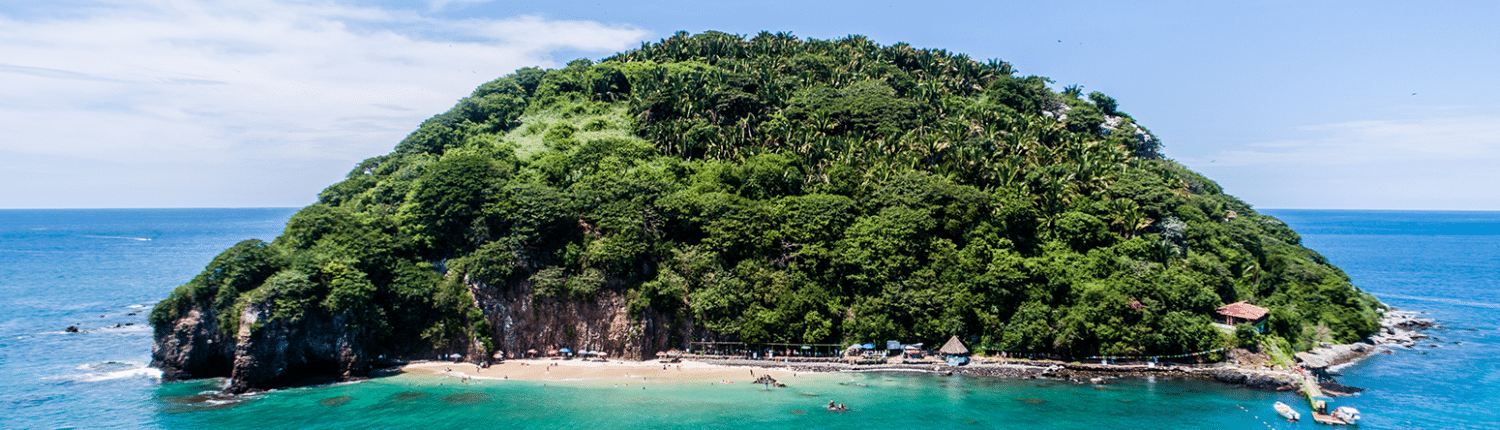 Isla Coral Island in Riviera Nayarit Mexico